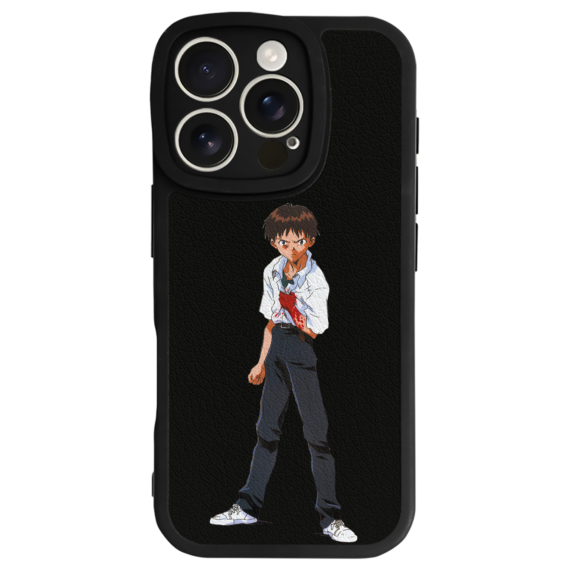 （画像用） EVA 新世紀エヴァンゲリオン 【iPhone 16シリーズ対応】シリコンスマホケース（レザー調） 材質：シリコン